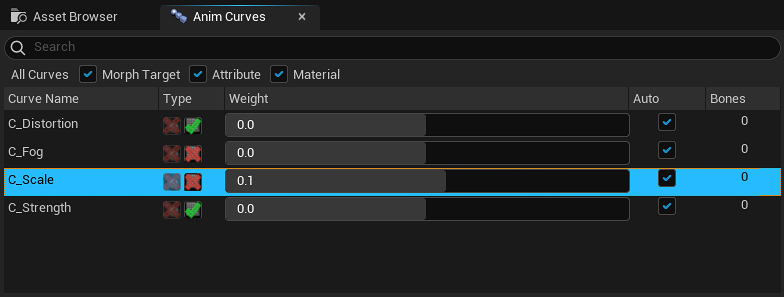 Restriction the same quality Working With Animation Curves in Unreal Engine 5 - techarthub